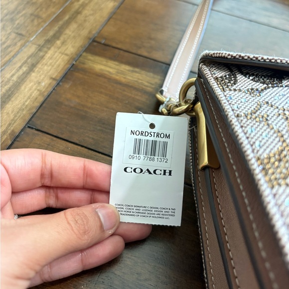 Coach Tabby 26 Medium Crystal Signature Jacquard Shoulder Bag - Picture 15 of 16